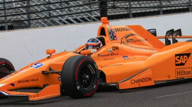 Fernando Alonso termina séptimo el primer día de clasificación y luchará por la pole de las 500 Millas de Indianápolis