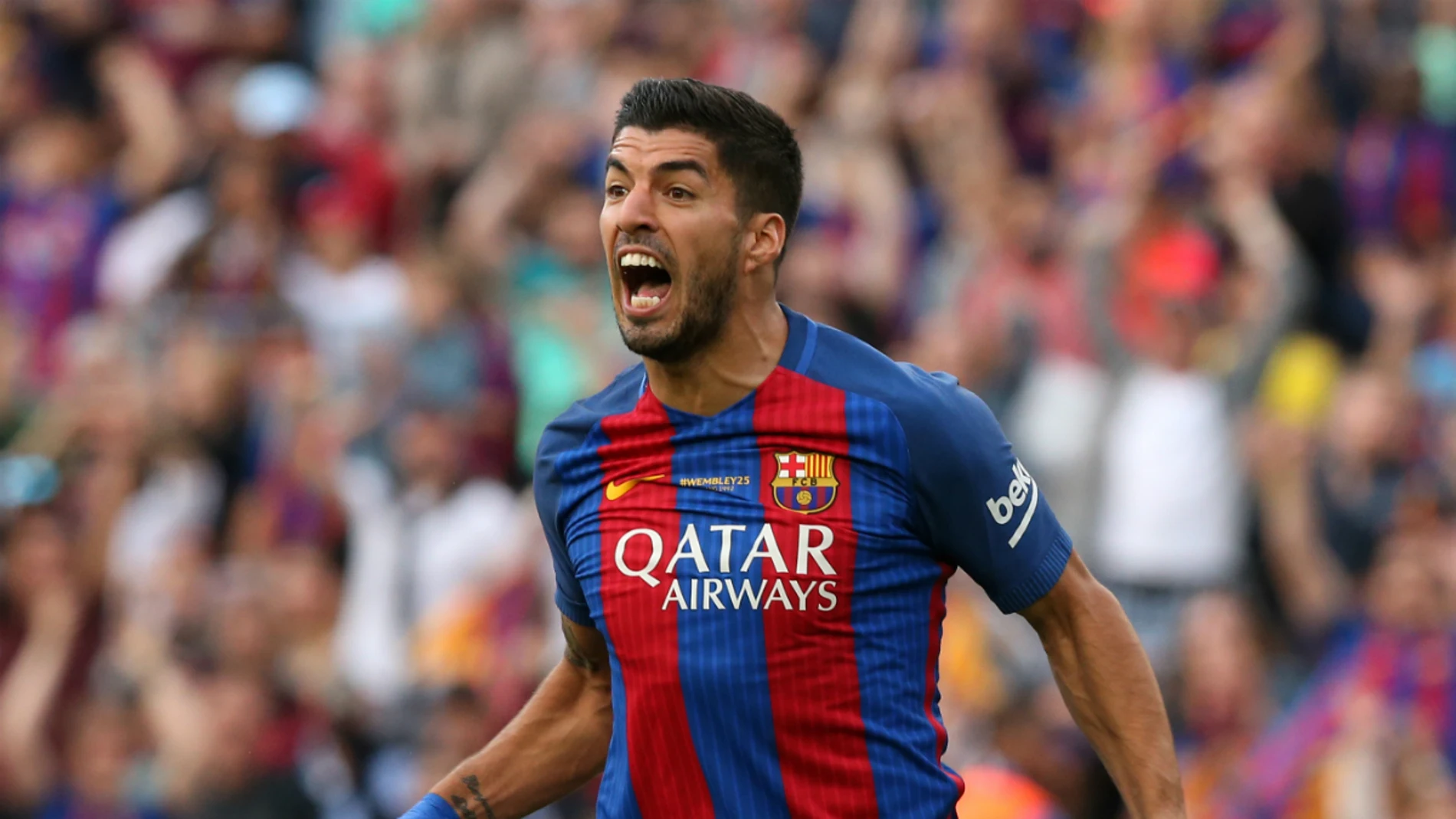 Luis Suárez, enfadado Luis Suárez, enfadado