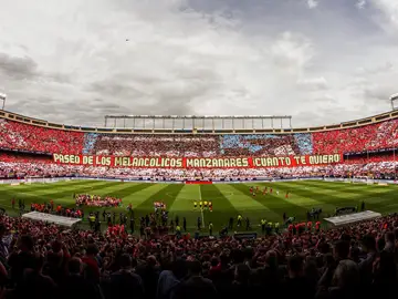 Mosaico en el Vicente Calderón Mosaico en el Vicente Calderón