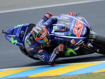 Maverick Viñales en el circuito de Le Mans Maverick Viñales en el circuito de Le Mans