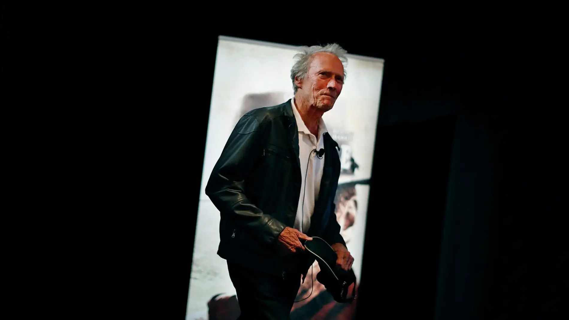 Clint Eastwood sobre el escenario del 70 Festival de Cannes