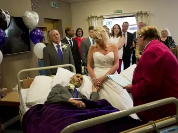 Una de las fotos de la ceremonia Una de las fotos de la ceremonia