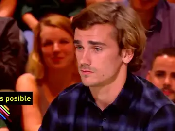 Griezmann, en una entrevista en una televisión francesa Griezmann, en una entrevista en una televisión francesa