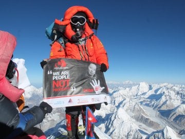 Kanchhi Maya Tamang, víctima del tráfico de mujeres, conquistado el monte Everest