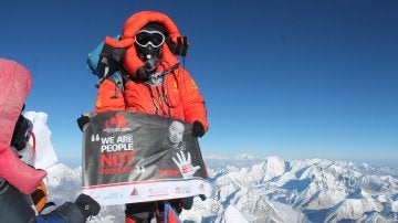 Kanchhi Maya Tamang, víctima del tráfico de mujeres, conquistado el monte Everest