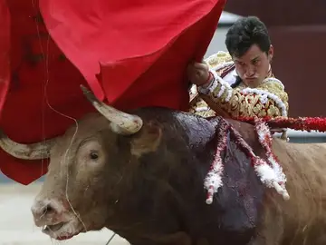 Daniel Luque con su segundo durante el duodécimo festejo de la Feria de San Isidro celebrado esta tarde en la Monumental de Las Ventas Daniel Luque con su segundo durante el duodécimo festejo de la Feria de San Isidro celebrado esta tarde en la Monumental de Las Ventas