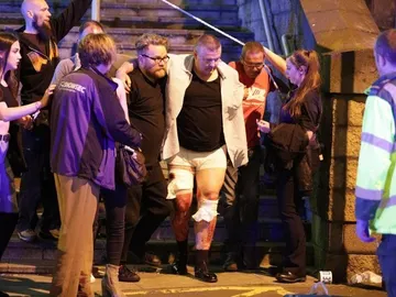 Heridos tras las explosiones en el Manchester Arena Heridos tras las explosiones en el Manchester Arena