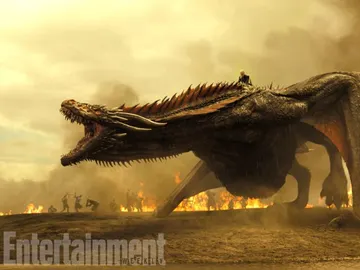 El dragón de Daenerys en 'Juego de Tronos' El dragón de Daenerys en 'Juego de Tronos'