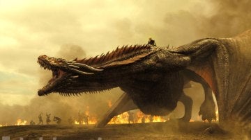 El dragón de Daenerys en 'Juego de Tronos'