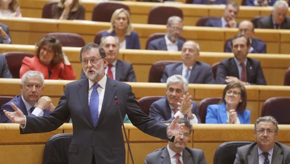 Mariano Rajoy en el Senado