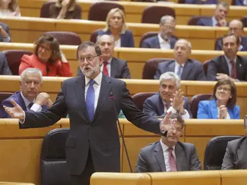 Mariano Rajoy en el Senado Mariano Rajoy en el Senado