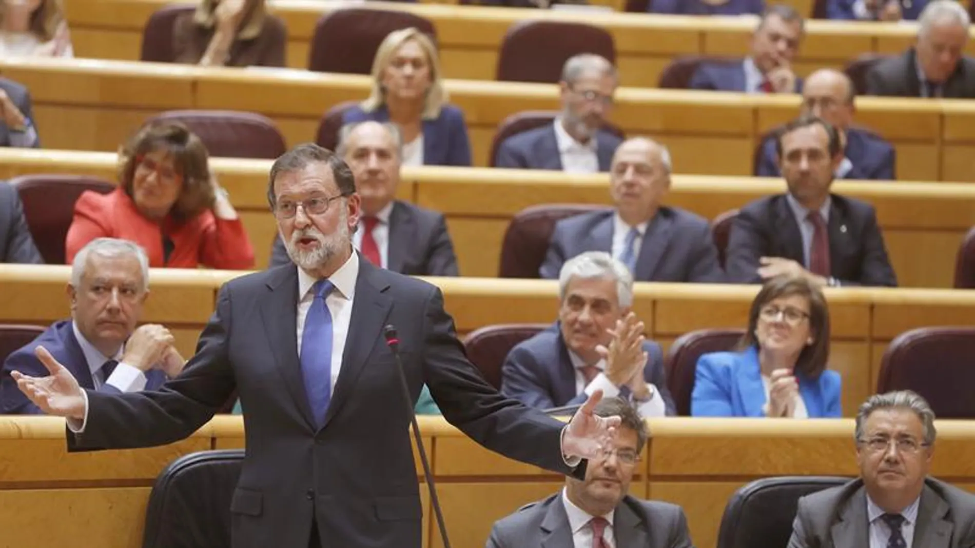 Mariano Rajoy en el Senado Mariano Rajoy en el Senado