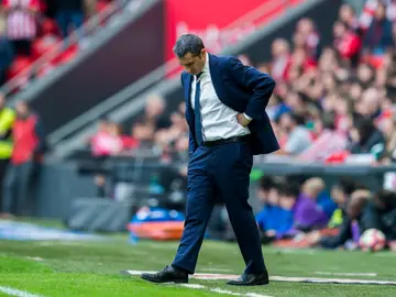 Valverde, en un partido del Athletic Valverde, en un partido del Athletic
