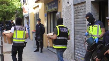 La Policía en una operación antiyihadista