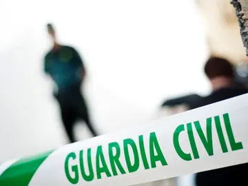 Un precinto de la Guardia Civil Un precinto de la Guardia Civil
