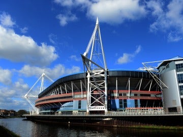 El Millenium Stadium de Cardiff, por fuera