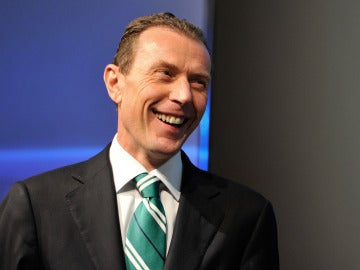 Emilio Butragueño, durante un acto con el Real Madrid