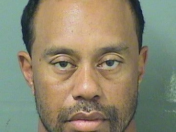 La ficha policial de Tiger Woods