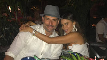 Joe Maganiello y Sofia Vergara en la fiesta