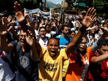 Nueva jornada de manifestaciones en Venezuela