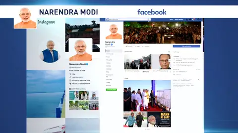 Frame 12.911881 de: El primer ministro de la India, Narendra Modi, llega a España Frame 12.911881 de: El primer ministro de la India, Narendra Modi, llega a España