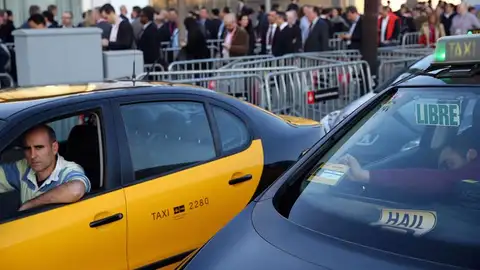 Un taxi en Barcelona Un taxi en Barcelona