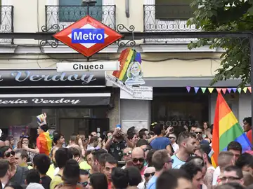 Estación de Metro en Chueca Estación de Metro en Chueca