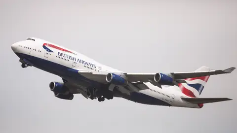 Avión de British Airways Avión de British Airways