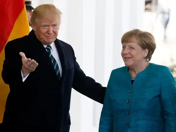 Trump y Merkel Trump y Merkel