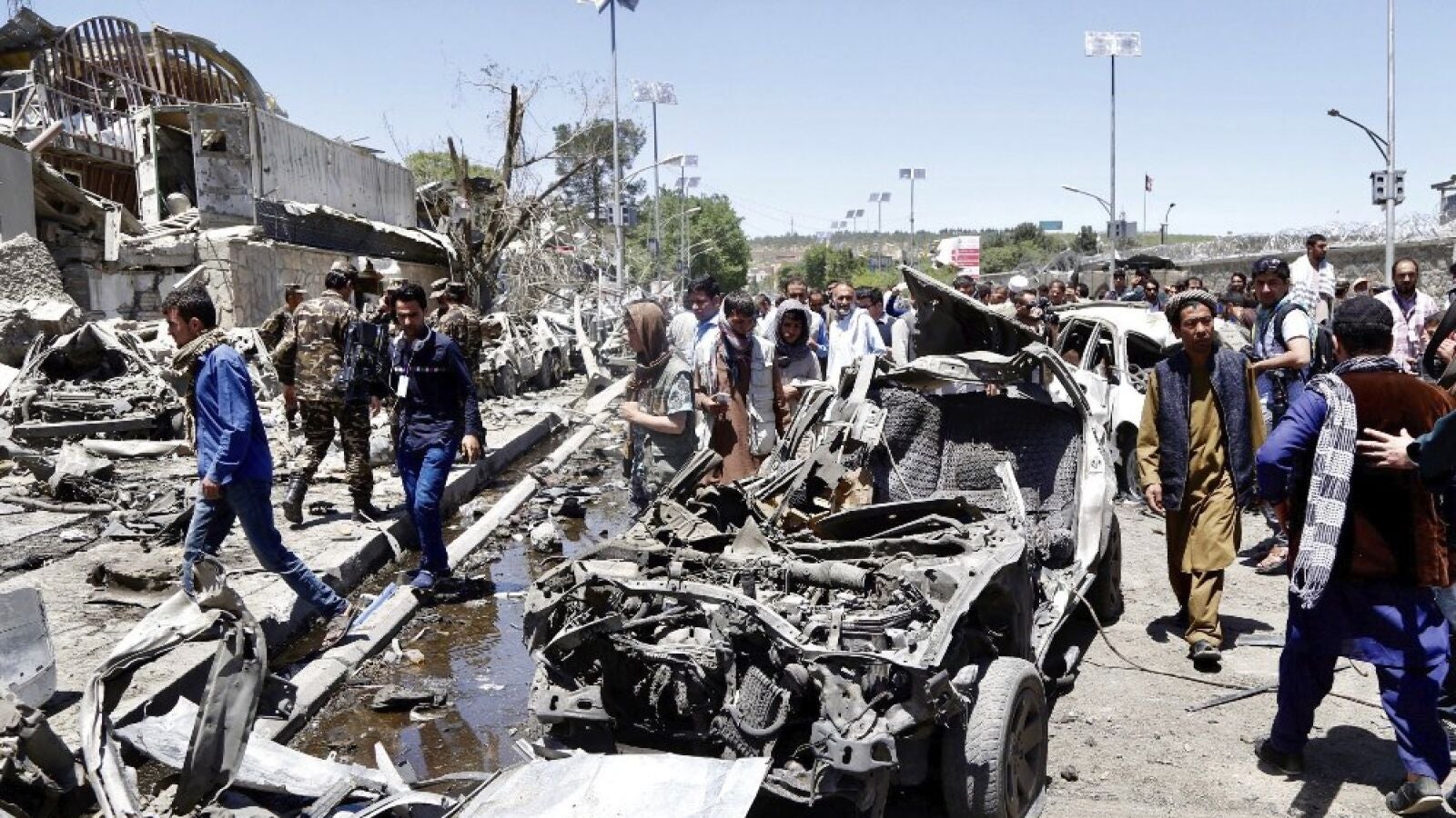 El atentado en Kabul habría sido perpetrado con cerca de 1.500 kilos de explosivos