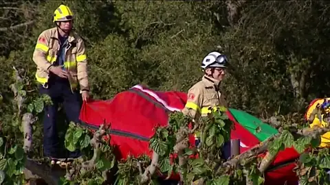 Frame 25.567987 de: Deficiencias de anclaje, principal hipótesis del accidente del castillo hinchable Frame 25.567987 de: Deficiencias de anclaje, principal hipótesis del accidente del castillo hinchable