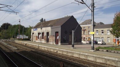 Una estación de tren belga, a la venta por un euro