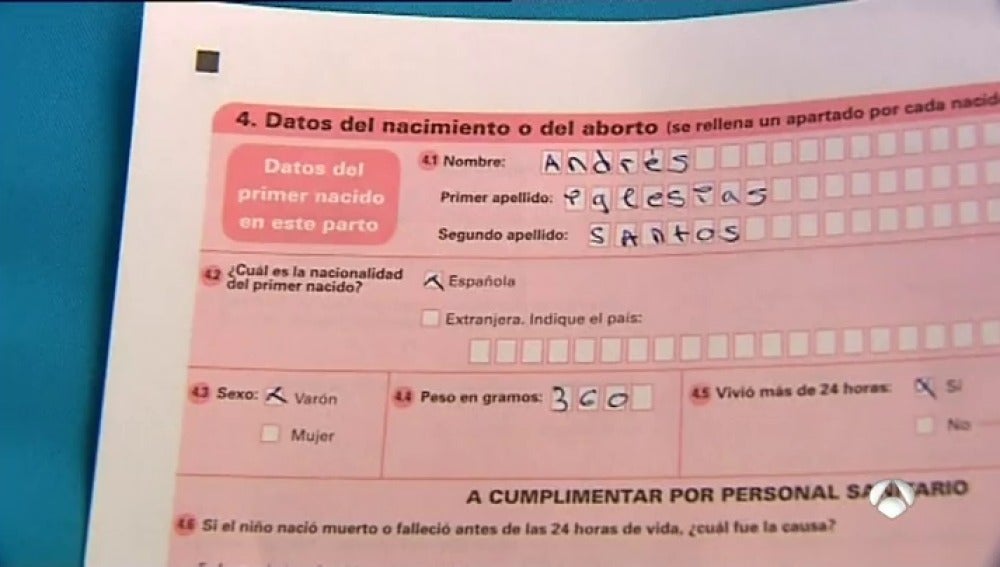 Frame 101.935238 de: El apellido del padre dejará de tener preferencia en España a partir del próximo 30 de junio