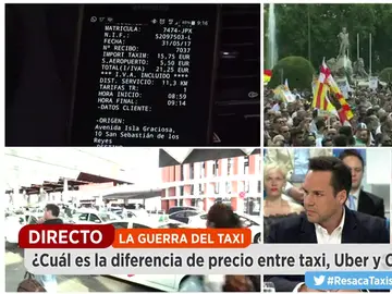 Frame 143.580418 de: Guerra abierta entre taxistas y Uber y Cabify Frame 143.580418 de: Guerra abierta entre taxistas y Uber y Cabify