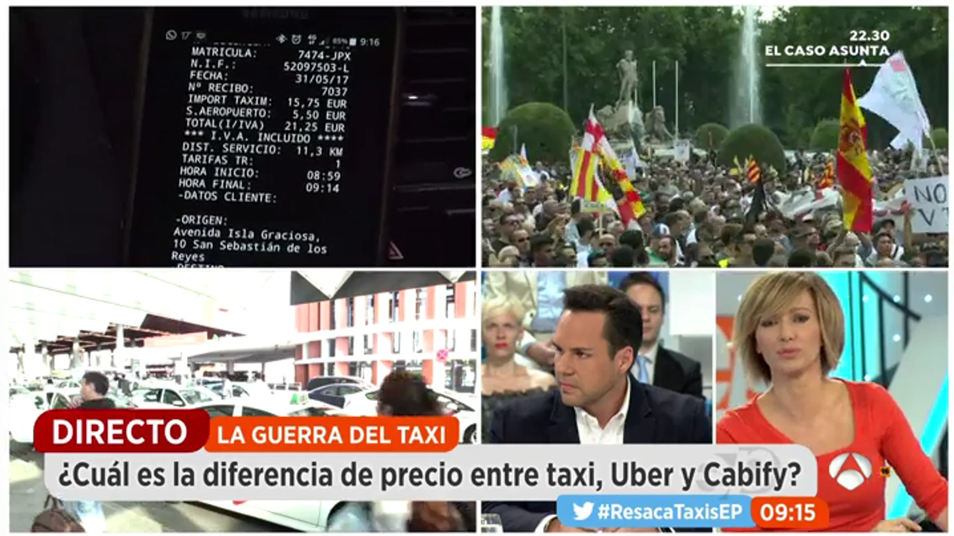 Frame 143.580418 de: Guerra abierta entre taxistas y Uber y Cabify