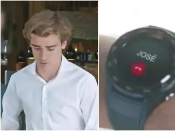 Griezmann y su misteriosa llamada de 'José' Griezmann y su misteriosa llamada de 'José'