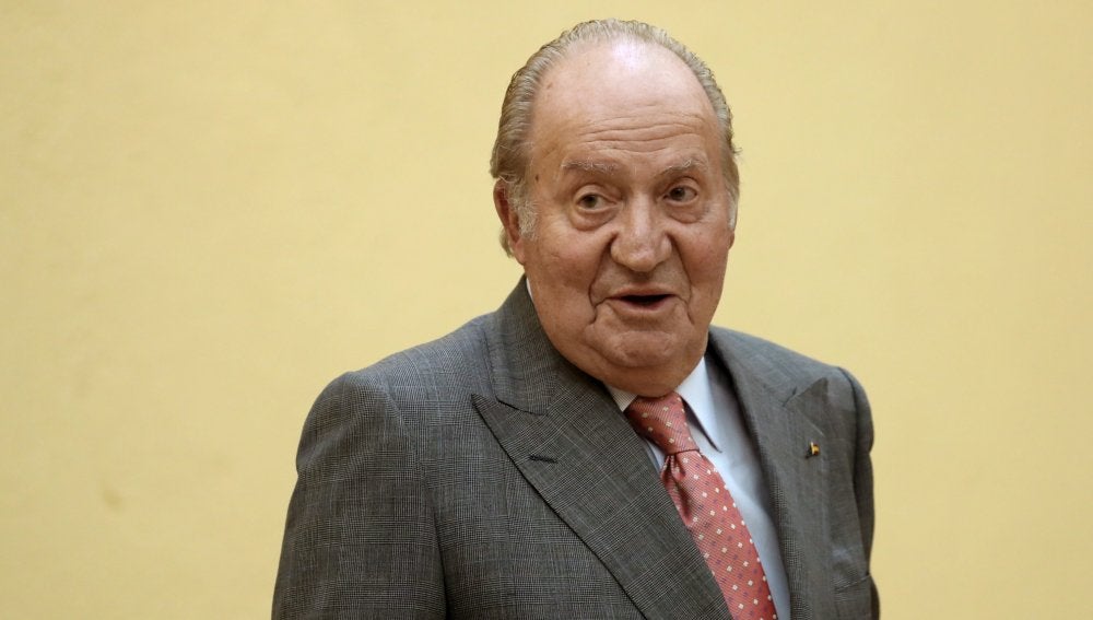 El Rey Juan Carlos, durante un acto oficial