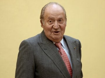 El Rey Juan Carlos, durante un acto oficial