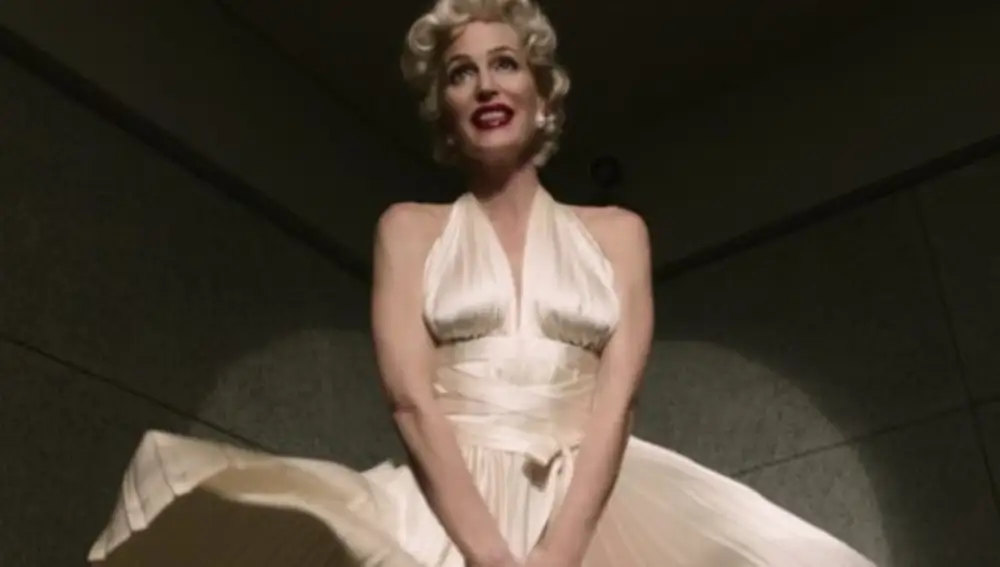 Gillian Anderson se convierte en Marilyn Monroe