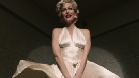Gillian Anderson se convierte en Marilyn Monroe