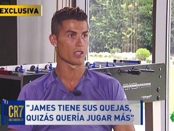 Frame 50.493809 de: Cristiano: "James debería quedarse, todavía puede dar mucho al Madrid"