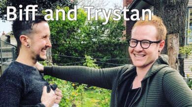 Trystan y Biff, la pareja gay de Estados Unidos que espera su primer hijo biológico 
