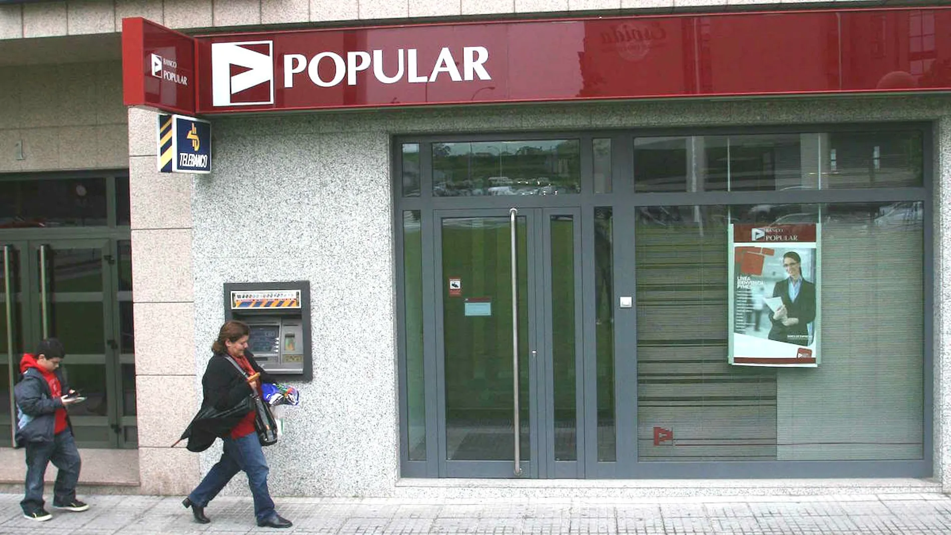 Una sucursal del Banco Popular Una sucursal del Banco Popular