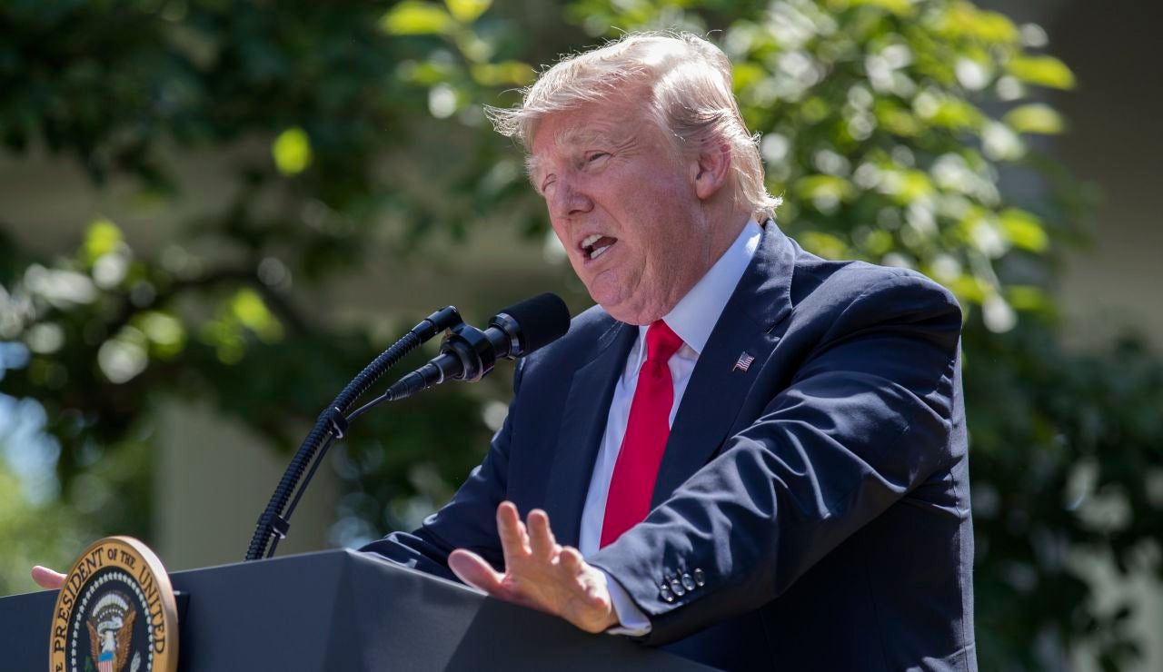 Donald Trump, en rueda de prensa en la Casa Blanca Donald Trump, en rueda de prensa en la Casa Blanca