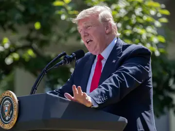 Donald Trump, en rueda de prensa en la Casa Blanca Donald Trump, en rueda de prensa en la Casa Blanca