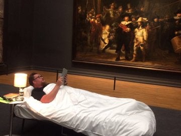 Stefan Kasper, el profesor de arte que durmió en el Rijksmuseum‏