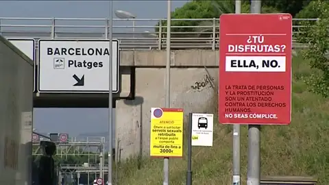 Cártel contra la prostitución en Gavà Cártel contra la prostitución en Gavà