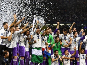 El Real Madrid celebra la Duodécima Champions League en el Millennium Stadium