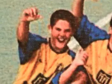 Un joven Isco celebra junto a sus compañeros Un joven Isco celebra junto a sus compañeros