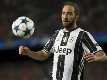 Higuaín, en un partido con la Juventus Higuaín, en un partido con la Juventus